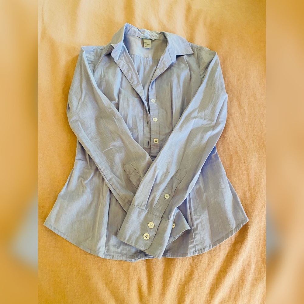 H&M Blue Button Down
